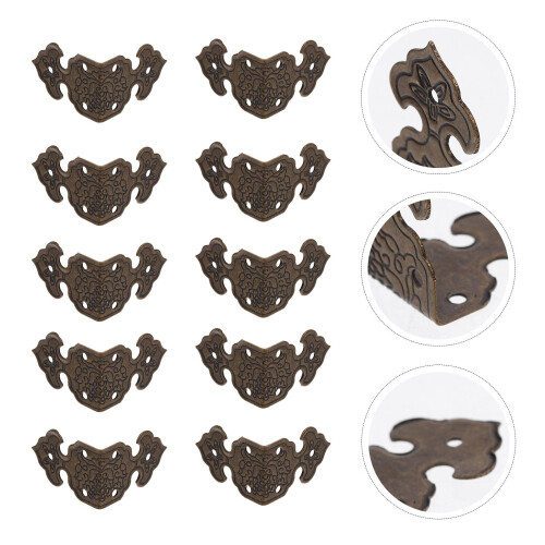 10Pcs Låda Skyddshörn Retro Dekorativa Hörn Protector 2