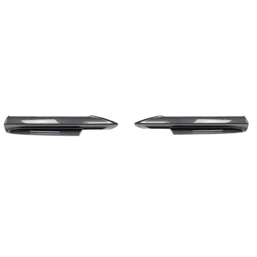 Car Front Bumper Lip Diffuser Splitter Winglet Apron Spoiler for 3 Series E90 E91 2005-2008 Carbon Fiber Pattern 1