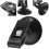 4Pcs Durable Car Clamp Clips Black Suction Cup Ticket Card Holder 5