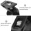 4Pcs Durable Car Clamp Clips Black Suction Cup Ticket Card Holder 8