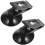 4Pcs Durable Car Clamp Clips Black Suction Cup Ticket Card Holder 3