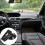 4Pcs Durable Car Clamp Clips Black Suction Cup Ticket Card Holder 2