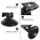 4Pcs Durable Car Clamp Clips Black Suction Cup Ticket Card Holder 6