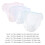 7Pcs Gravid Disposable Underkläder Andningsbar -Vävd Storlek M 2