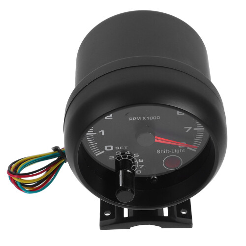 Biltachometer 3,75 Tum Mätare Ljus Universal