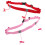 2 St Startnummerbälte Reflexdesign Löpband Rosa 9