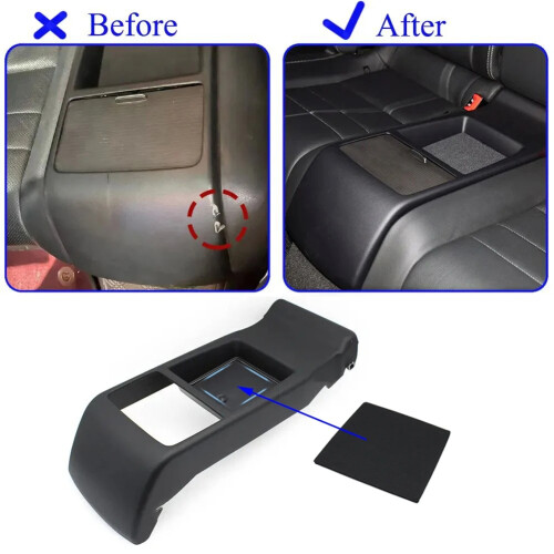 Rear Center Console Cup Holder Panel Armrest Storage Case for C E Class C200 C220 E250 E350 E500 W204 W207 2