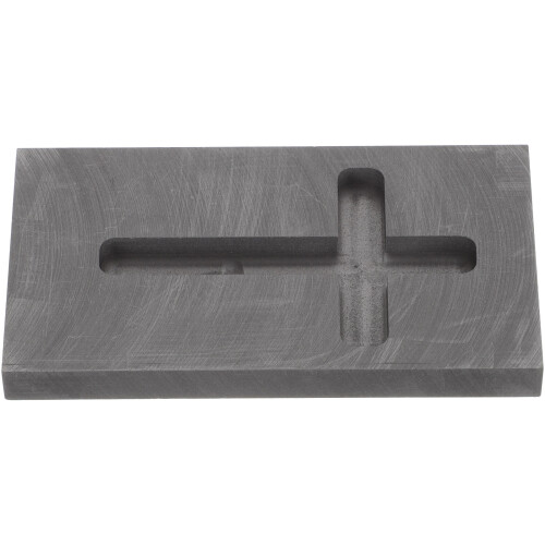 Cross Form Ingotsform För Guld Silver Metall