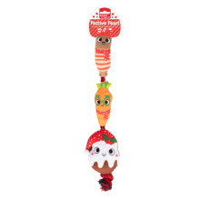 Dog Rope Toy Christmas Tug Of War Plush
