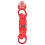 Red Squeaky Dog Toy Christmas Cracker Crinkle Effect 1