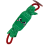 Green Squeaky Dog Toy Christmas Cracker Crinkle Effect 4