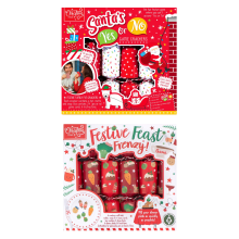 Pack of 12 Yes/No & Festive Feast Games Christmas