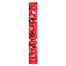 Red Christmas Cat Ball Toy Cracker 14" Single