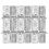Deluxe Christmas Crackers Silver Snowflake White 1