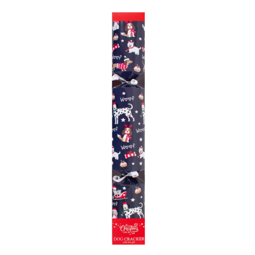 Blue Christmas Dog Rope Toy Cracker 14" Single