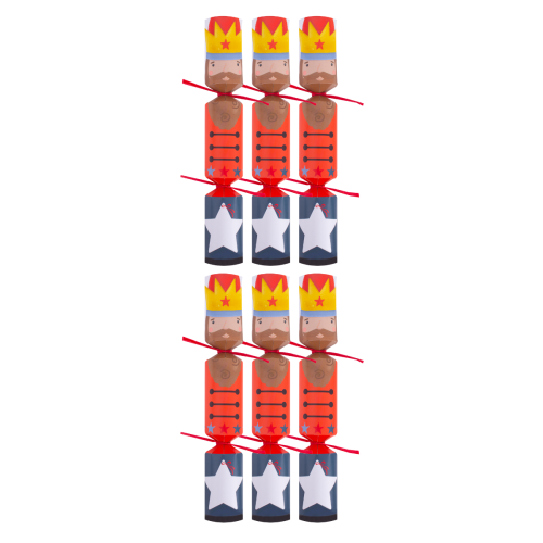 Nutcracker DIY Christmas Crackers Set of 6 Make Your Own