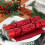 Flock Christmas Crackers Red Exquisite Textured 2