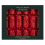 Flock Christmas Crackers Red Exquisite Textured 4