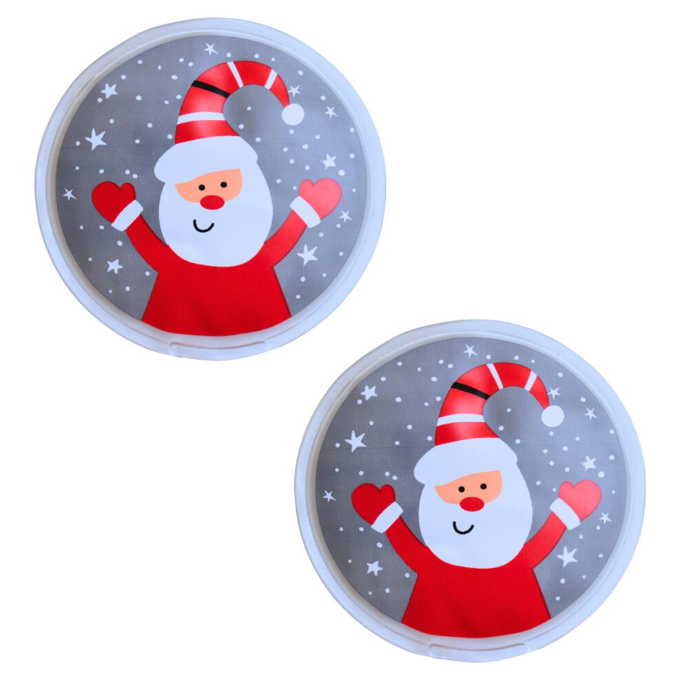 Yã¶L Christmas Hand Warmers Pack Of 2 Festive Santa