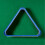 Triangle Billiard Ball Rack Poolklot Positioneringshållare Blå 4