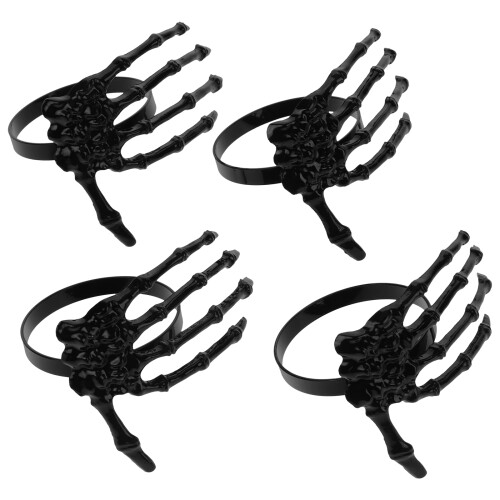 4Stk Kreative Halloween Napkin Buckles Handform 2