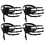 4Stk Kreative Halloween Napkin Buckles Handform 5