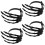 4Stk Kreative Halloween Napkin Buckles Handform 8