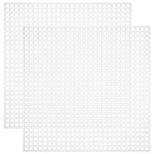 12 Pcs Nätdukssidor Broderinät Tvärstygn Hantverkstickning