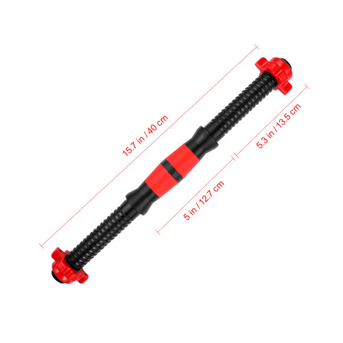 2St 40 Cm Hantelstänger Spinlås Och 4 Mutter För Styrketräning 1