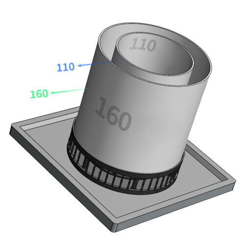 Energie-efficiënte ventilator 430CFM 2500 RPM Stille werking 2