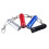 Mini compacte 3 LED aluminium zaklamp met-Blauw 4