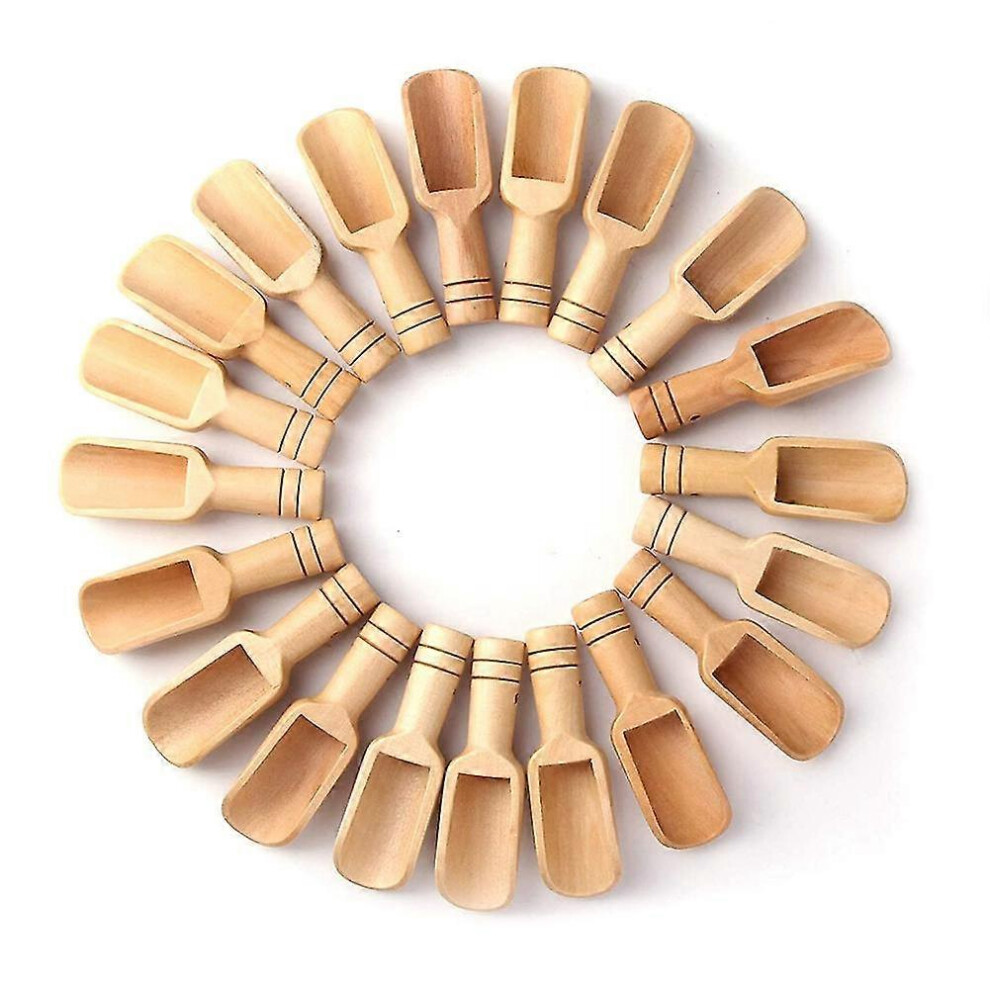 Small wooden spoon, milk powder spoon, wooden measuring spoon, salt powder, tea and coffee seasoning, wooden spoon