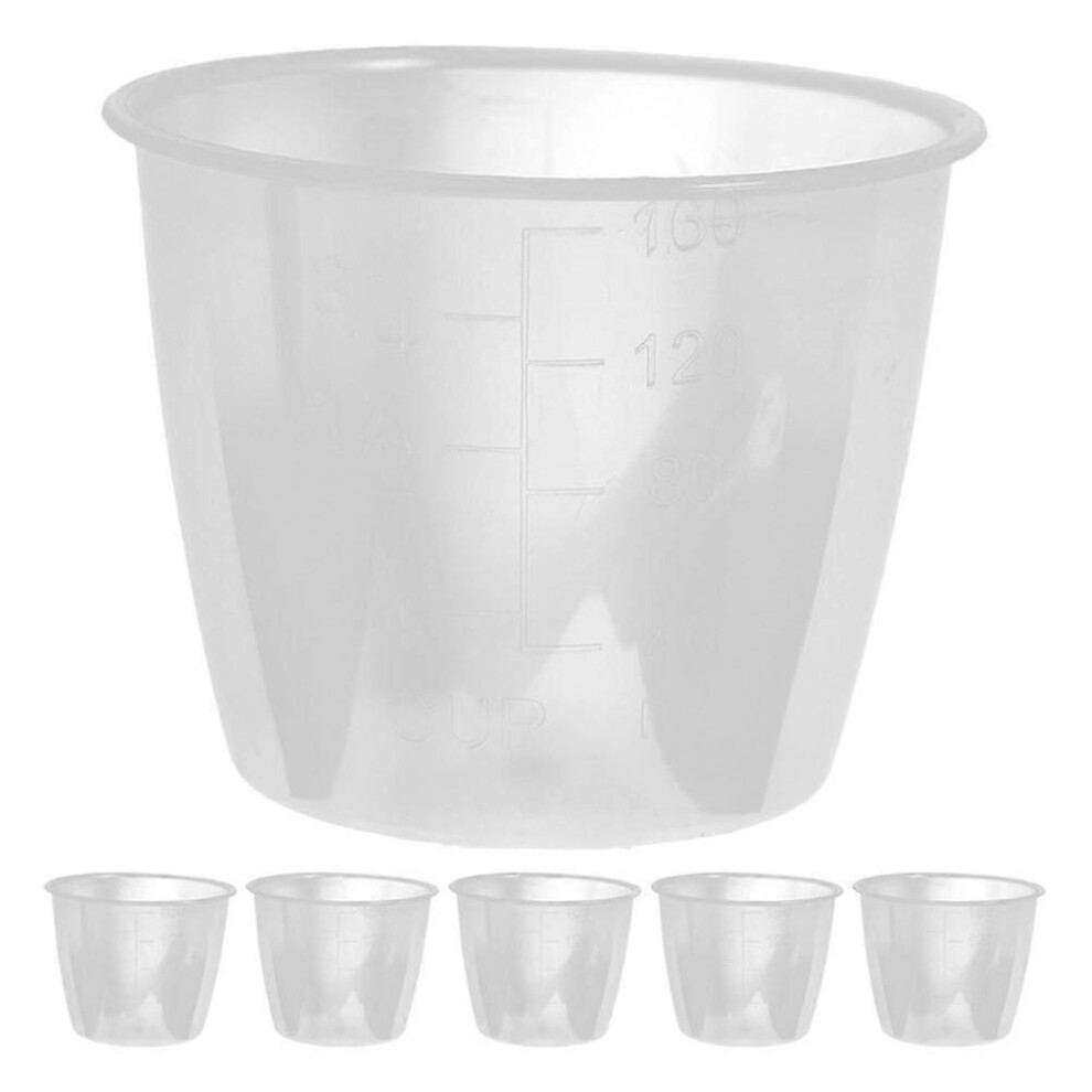 Pack Rice Measuring Cups, 160ml Clear Reusable Rice Measuring Cups for Measuring Dry Rice Ingredients