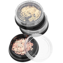 Alloy Steampunk Gear Charms Assorted Color DIY Pendant Fillers