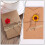 12Pcs Kraftpappers Hälsokort Romantiska Blommor 2