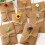12Pcs Kraftpappers Hälsokort Romantiska Blommor 7
