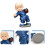 4St Mini Munkfigurer Bilmontageprydnad Harmlös Munkdekoration 3