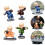 4St Mini Munkfigurer Bilmontageprydnad Harmlös Munkdekoration 5