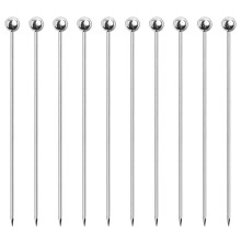 10Pcs Slitagebeständiga Cocktailpinnar Fruktpinnar Matpinnar