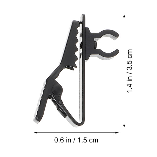 10Pcs Lavaliermikrofonklämmor Fästeklämma Mikrofonaccessoarer 1