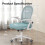 (Green) Mesh Office Chair Flip-Up Arms Adjustable Desk Chair 3