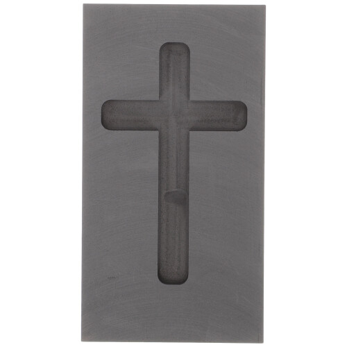 Cross Form Ingotsform För Gjutning Av Guld, Silver, Metall 2