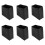 6Pcs Hushålls Stegefötter Vikbara -Slip Täcken 1
