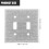 Plaques De Gris Brillant En Pour Mur 11