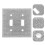 Plaques De Gris Brillant En Pour Mur 3