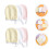 6Pcs Återanvändbara Mikrofiber Avsminkpads 6