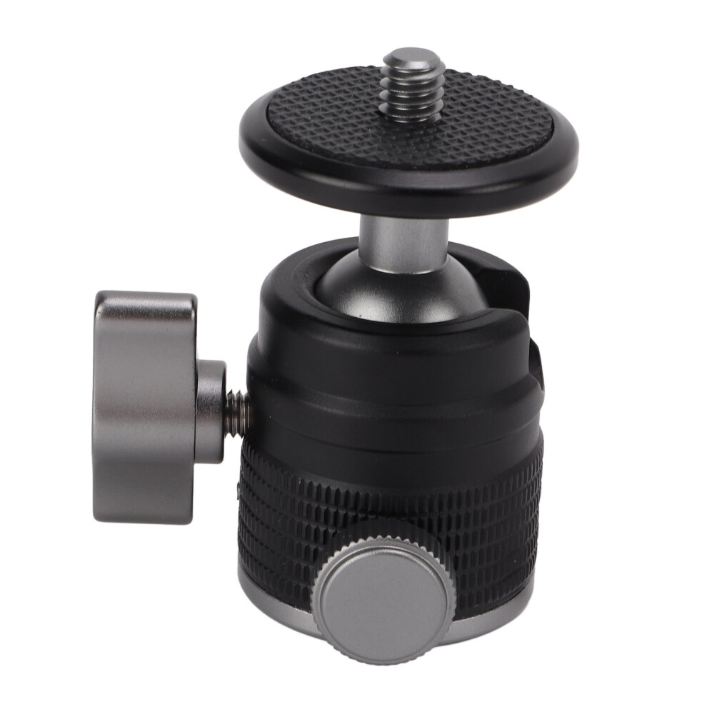 Mini Ball Head Tripod Mount Adapter 360 Rotatable Aluminum 643505012606