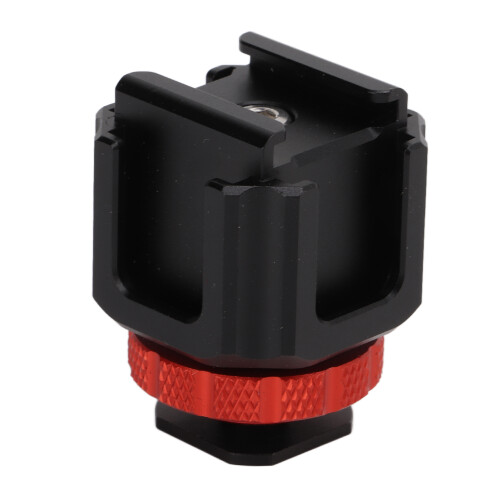 5-Head Hot Shoe Adapter Extension Bracket Mic Light Stand 1