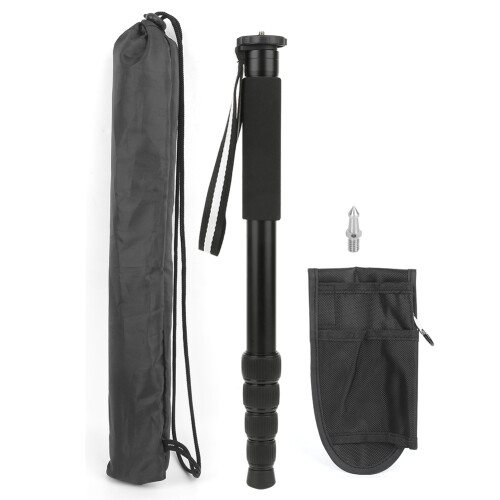 P285A Aluminium Telescopic Monopod DSLR Camera Portable Bracket
