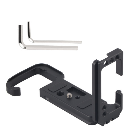 Metal Quick Release L Plate Bracket Handle for Sony A7M4 Camera